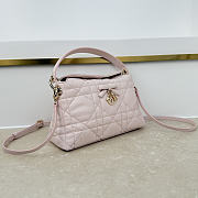 Fortok Dior Adiorable Top Handle Mini Bag Light Pink 22.5 x 13 x 9cm - 2