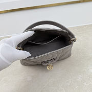 Fortok Dior Adiorable Top Handle Mini Bag Grey 22.5 x 13 x 9cm - 4