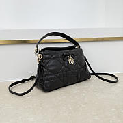 Fortok Dior Adiorable Top Handle Mini Bag Black 22.5 x 13 x 9cm - 6