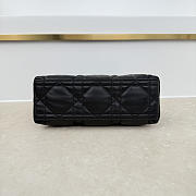 Fortok Dior Adiorable Top Handle Mini Bag Black 22.5 x 13 x 9cm - 4