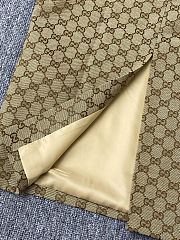 Fortok Gucci Sand-colored GG Cotton Canvas Midi Skirt  - 4
