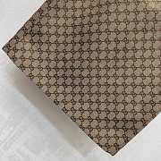Fortok Gucci Dark Brown GG Cotton Canvas Midi Skirt - 2